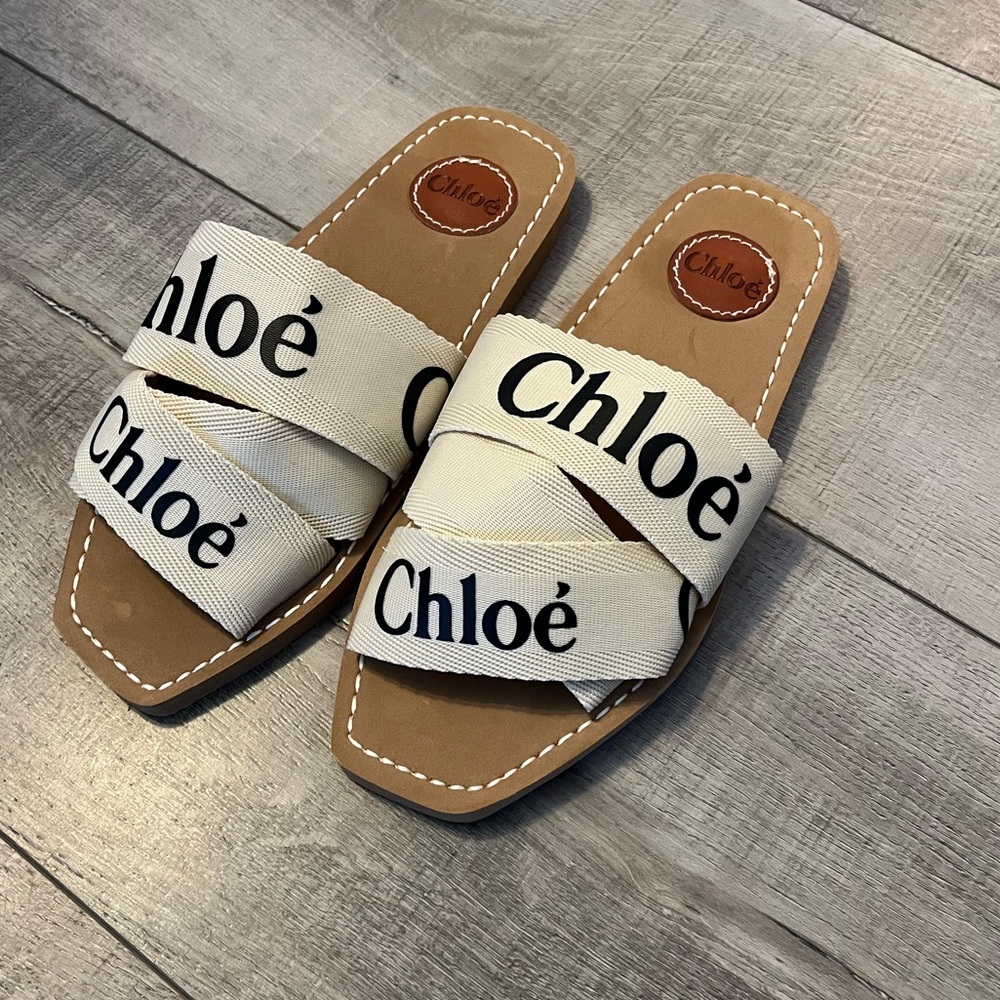 Chloe Woody Mule Sandals